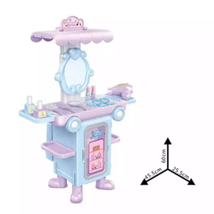 اسباب بازی ست میز آرایشی اتوبوسی Bus dressing table toy set 2in1_اسباب بازی لوازم خانگی